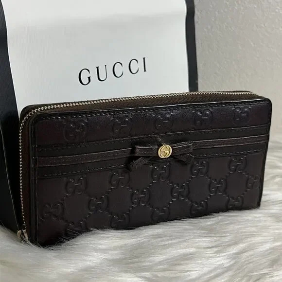 💯Authentic Guccissima Zipped Around Long Wallet 🍀 - Picture 9 of 17